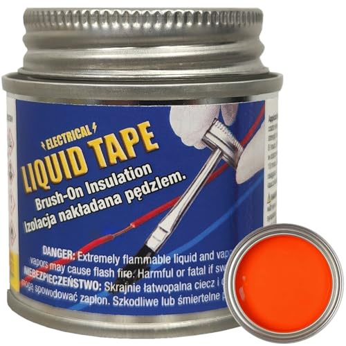 Cinta eléctrica de aislamiento de goma líquida Plasti Dip PlastiDip (naranja)