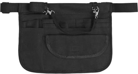 COCOYUEMA infermiera Cintura elastica regolabile Multi tasche Cintura per attrezzi infermiera per negozio Stetoscopio Forbici Guanti Forniture di emergenza