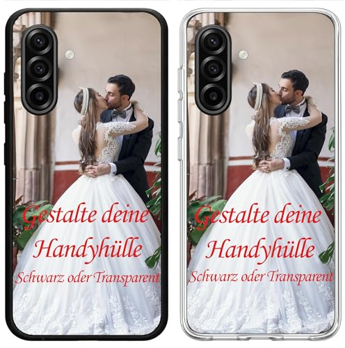 CoverHeld Handyhülle für Samsung Galaxy A37 5G selbst gestalten – Dein Foto Bild Design - Personalisierte Hülle aus Silikon in Schwarz oder Transparent