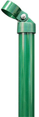 Alberts 623029 Strebe | zinkphosphatiert, grün kunststoffbeschichtet | Länge 1500 mm | Streben-Ø 34 mm | Schellen-Ø 34 mm