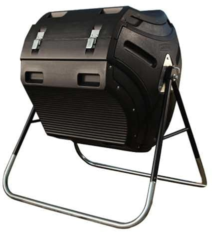 Lifetime 60058 Compost Tumbler, Black, 80-Gallon