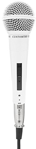 Custom cm – 2000 microfono dinamico (con cavo microfono), bianco