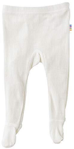 Joha Baby Unisex Leggings mit Fuß aus Reiner Merinowolle, Größe:50, Farbe:Natur