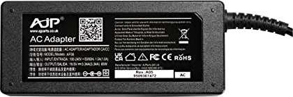 Dell Genuine PA12 New Monitor S2415H S2415Hb 23.8 Laptop Notebook 19.5V 3.34A 65W AC Adapter Charger Power Supply with 7.4MM X 5.0MM Pin Size PSU Adaptor Power Cord