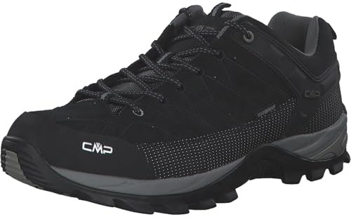 CMP Rigel Low Trekking Skor Wp herr promenadsko ,Svart ,42 EU