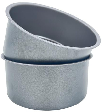 Great British Bakeware 2 Pack Deep 6 Superior Double Coated Non-Stick Victoria Sandwich Cake Tin, Straight Sided, Oven Safe, Round Cake Tin, Fixed Base, PFOA & BPA Free Cookware, Made in England