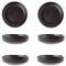 Soja Dipp Schale Matt Keramik, Mehrzweck Porzellan Saucen Schale, Mini Seasoning Bowl Sushi Soja Dipp Schalen Kleine Untertassen Sushi Teller Set Mini Schalen Kleine Schalen Einfacher Stil 6er Set