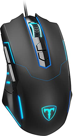 WEEMSBOX Wired Gaming Mouse, Computer Mouse Wired RGB LED with 7200 Adjustable DPI, 7 Programmable Buttons, USB Ergonomic PC Gaming Mice for Laptop Gamer Office