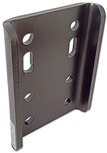 XIMPLIO Universelle Adapterplatte Anpassung Kugelhöhe Kugelverstellplatte mit ABE für Anhängerkupplung Anhängerbock AHK-Anschraubplatte 2-Loch 90mm / 4-Loch 83x56mm (ohne Schrauben)