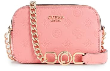GUESS Galeria, Crossbody, Borsa per Fotocamera Donna, Colore: Rosa, Taglia Unica