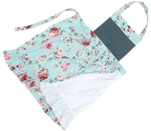 KITANDOVE Grembiule Da Giardinaggio Donna Regolabile Con Motivo Floreale e Grembiule Protettivo Per Giardinaggio e Attività All Aperto Design Elegante e Comodo Per Amanti Del