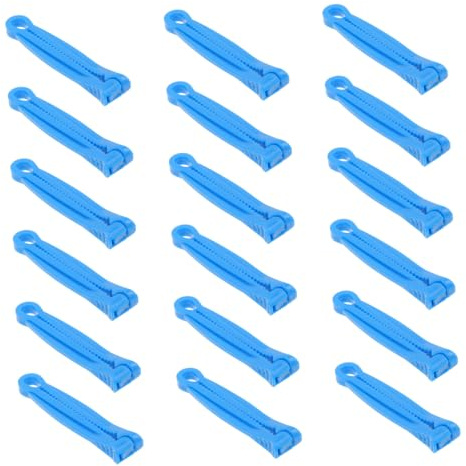Mipcase Lot De 100 Pinces Ombilicales Jetables Pour Animaux D'élevage – Clips Pour Cordon Ombilical -nés – Plastique Résistant Anti-rupture – Usage Vétérinaire Agricole