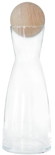 1 Liter Karaffe mit Zirbenkugel - Wasserkaraffe, Zirbenholz, Zirbe (Zirbenkaraffe-1L)