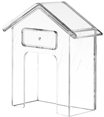 Doorbell Protector Cover, Ring Doorbell Rain Cover Weather Protection, House Shape Transparent Rain Cover, Weather Proof Rain Shield For Visual Doorbells, Cameras, Intercoms, Door Locks