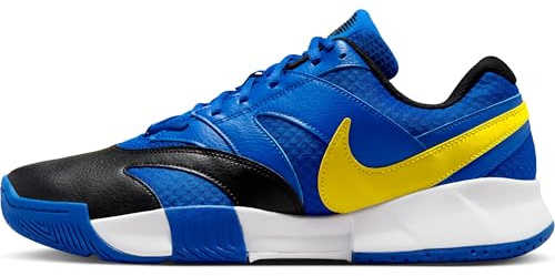 Nikecourt Lite 4 Herren-Tennisschuh, Racer Blue/Weiß/Schwarz/Lightning, FD6574-401, 45 EU (11 US)