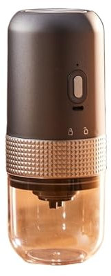AMRTTWY Portable Coffee Maker. Electric Coffee Bean Grinder USB Charging Mini Coffee Bean Grinder Espresso Spice Grinder .Travel Coffee Machine(Gray)