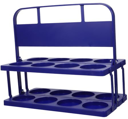 IMIKEYA Porte Bouteilles Pliable Plastique pour Verres Support de Boissons Réutilisable Ergonomique pour Fêtes Restaurants