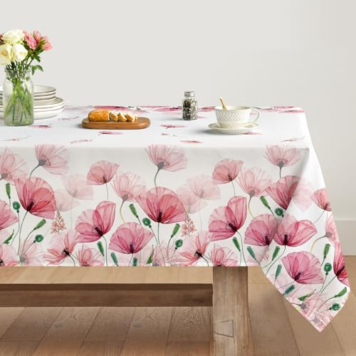 Artoid Mode Tovaglia primaverile, 140 x 220 cm, stagionale, estiva, antimacchia, per la cucina, decorazione per feste