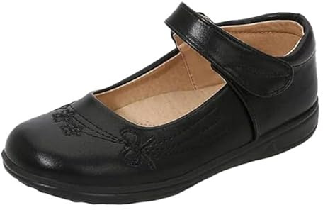 Scarpe sportive per ragazze, piccole scarpe in pelle da donna, scarpe lucide, scarpe casual traspiranti e comode, scarpe da ragazza blu punta in metallo scarpe da ginnastica, grigio, 35 EU