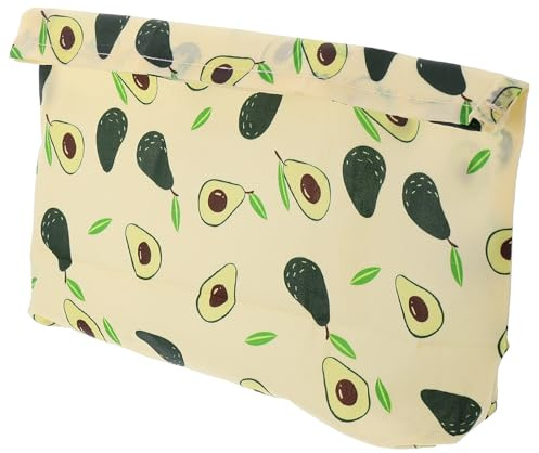 Housoutil Bienenwachstuch Lebensmittelbeutel aus Baumwolle 28X20cm Wiederverwendbar für Camping Obst Snacks Käse Umweltfreundliche Verpackung für Küche und Haushalt