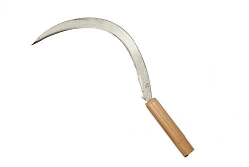 Falci 140250120 Falciola Forgiata e Temprata con Manico in Legno, 38 cm