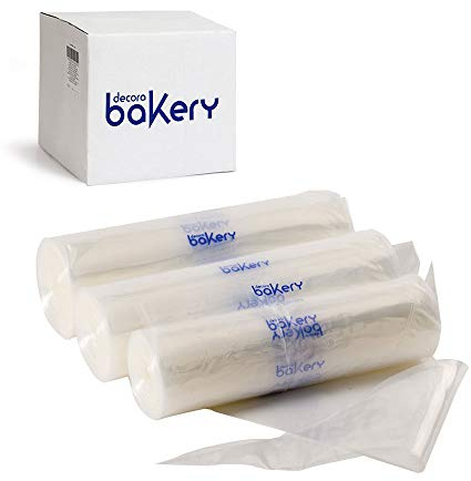 Decora 5125003 Sac à Poche Jetable Bakery Plastique 59 cm Lot de 100