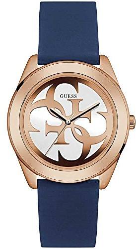 Guess Damen Analog Uhr G-Twist mit Silikonband