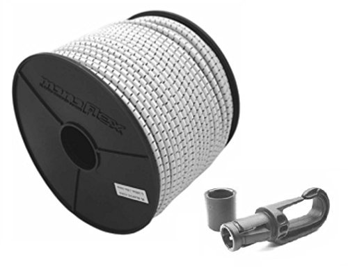 Seilwelt 6mm Expanderseil 20m Gummiseil + 10 Karabiner Gummileine Planenseil Seil Plane in Weiss Schwarz
