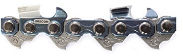 Oregon PowerCut 3/8 Teilung, 0,063 (1,6 mm) Schnittfuge Vollmeißel Sägekette für 16-Zoll-Schiene - 60 Treibglieder - kompatibel mit AEG und Stihl (75EXL)