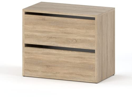MRBLS_HOME MRBLS Schuhschrank für den Flur | Schuhregal modular | Schrank mit Platz zum Aufbewahren von Schuhen | Schuhbank mit die Klappe | Schuh-Kommode (Sonoma) – 60 x 50 x 36 cm (B/H/T)