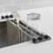 Tomorotec Soporte de trapo telescópico multifuncional para paños de cocina, almacenamiento sobre el fregadero, estante de secado de botellas