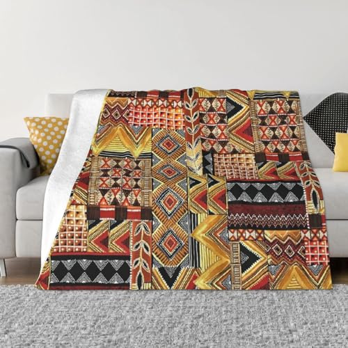 Coperta in flanella africana patchwork multi dimensioni (stile orizzontale) peluche divano coperta