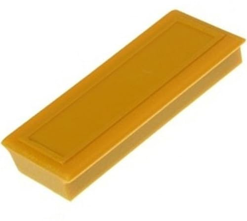 20 x Rechteck-Magnet Ferrit 53 x 22,5 x 9 mm L x B x H Pinnwand Magnete Memomagnet mit Etikettenfläche - Haftkraft 1,5 kg - Büromagnet Kühlschrankmagnet - 20 Stück, Farbe:gelb