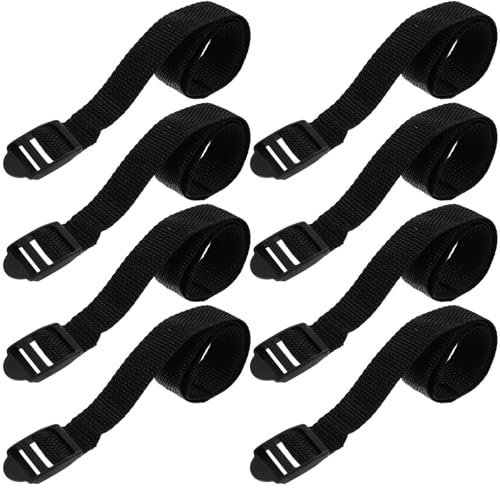 Yardwe Garden Aerator Shoes Straps 8pcs Turf Spike Laces Fit for Lawn Spike Shoes Easy to Install