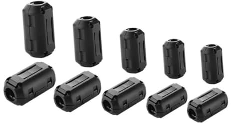 Gatuida Vga Ferritring Antistörfilter Kabelring 20 Stück 3-13mm Rauschunterdrückung Video Audio Datenkabelfilter