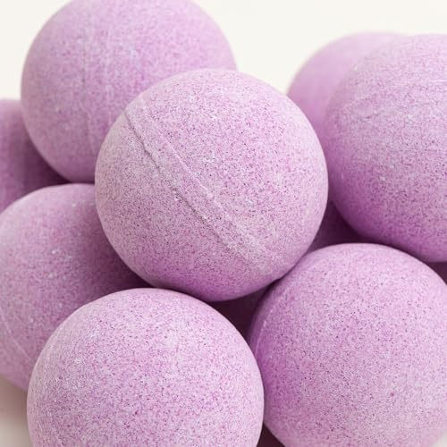 Label Provence Nature - Badekugeln für Frauen und Männer - Perfekt für ein natürliches Spa-Gefühl - Sprudelbad - Geschenk für sie/Ihn - Lavendelduft - 180g