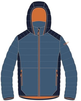 CMP - Kinderweste Nylon mit fester Kapuze, Bluestone, 128