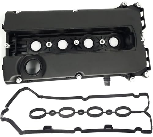 Hajus 1031001 Ventildeckel Zylinderkopfhaube mit Ventildeckeldichtung für Chevrolet Cruze Opel Astra H J Corsa D Insignia A Vectra C Zafira B Meriva Mokka/Mokka X 1.6 1.8 55564395 55558673 55558118