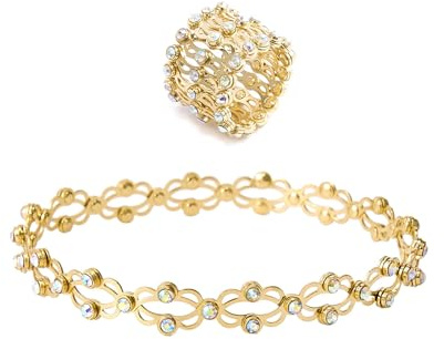 HEVIBK Anillos Anti-Ansiedad para Mujere, Anillo de Ansiedad para Aliviar el Estrés CZ Anillo para Ajustables Pulsera Plegable Retráctil de Elástica Pulsera Zircón Anillo (A)