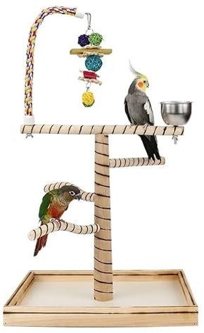 Vogel Spielplatz Großer Papageienständer Ständer Papageienvogel Spielzeugständer Stange Spielständer Kletterleiter Klettergerüst Xuanfeng Kletterleiter Wellensittich Spielplatz