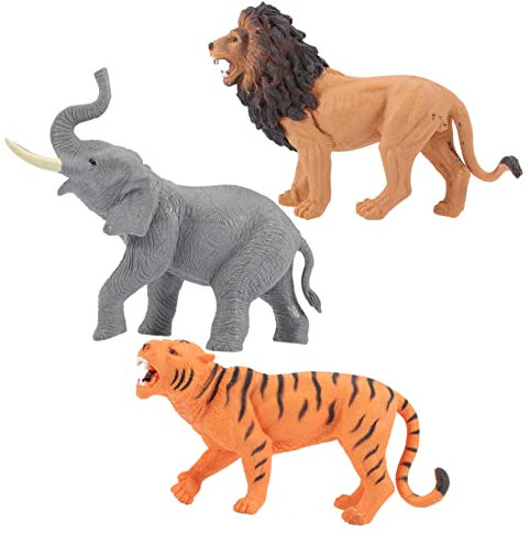 ifundom 3stücke Waldtiere Figuren Mit Kleinen Figuren Und Realistischen Tierfiguren Aus Hochwertigem Kunststoff Als Kinderspielzeug Und Schulzubehör Für Fantasievolles Spielen