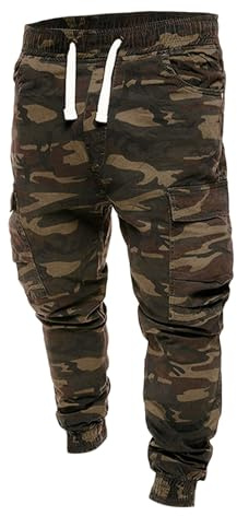 Pantalon Cargo Homme,Pantalon Grande Taille Elastique Homme avec Multi Poches Et Élastique Serrage Pantalon Homme Taille Elastique Pantalon Treillis Militaire Homme pour Tenue Quotidienne
