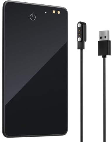 Wallet Tracker Card, Silm AirTag Card With RFID Blocking, USB Rechargeable, IP67 Waterproof, Works with Apple Find My App (iOS Only) for Find and keep an eye on your things.