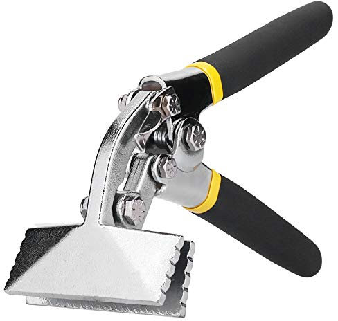 Sheet Metal Bender, Metal Roofing Panels Flanging Pliers Metal Roofing Tools Flat Nose Crimping Forceps Seamer Manual Bending Seam Tool for Bending, Seaming and Flattening Metal