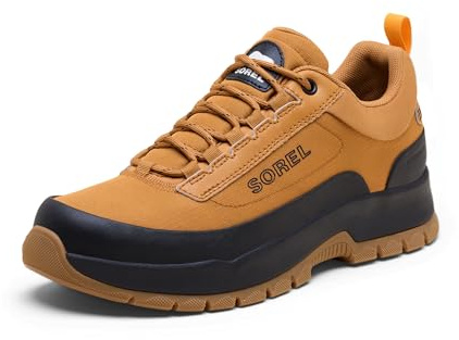 Sorel Men's Outing NW Sneaker Low Waterproof, Canyon Gold/Black, 10