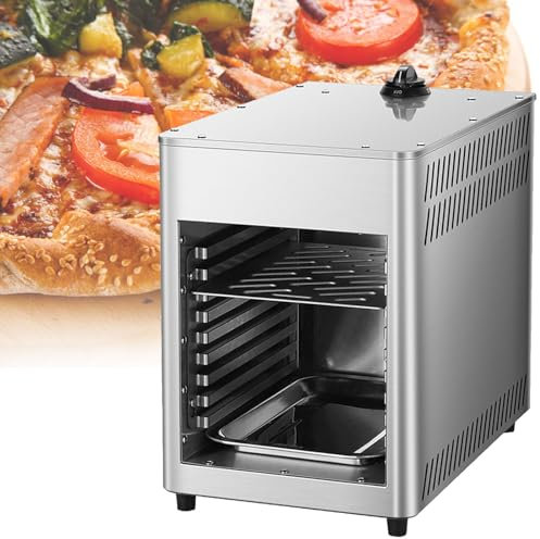 VNATWGOO 800℃ Professioneller Gasgrill, FüR Steak, Pizza, Lachs, Obst Und GemüSe, 8-Stufiger Steakofengrill Mit Konstanter Temperatur,NPJ002G