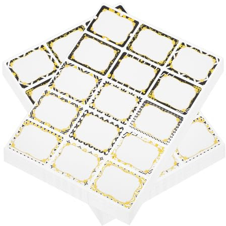 Tofficu 23blätter Selbstklebende Namensetiketten Blanko Aufkleber Für Klassenraum Flaschen Und Mehr Bunte Klassifizierungsaufkleber Schreibbare Namensschild Aufkleber