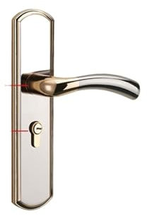 Serrure de porte sans poinçonnage serrure de porte intérieure remplacement chambre maison serrure de porte multifonctionnelle ancienne serrure de porte en bois poignée de porte(A 145 lock lock tongue