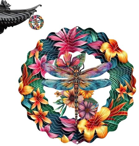 Éolienne d'extérieur | Éolienne à suspendre pour l'extérieur | Ornement artistique sculptures de cour Décoration pour terrasse, pelouse, femme, maman, épouse, anniversaire, vacances