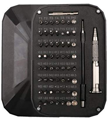 MQPALZKD Destornillador de destornillador Multifunción Multifunción Torx TORX HEX BITS PRECISIÓN 59-IN-1 Destornillador Set Herramientas de mano